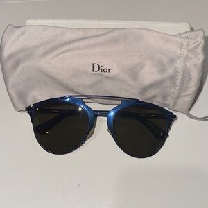 Dior Men's Sunglasses with Blue Frame